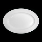 Oval dish 350*245 in Royal White 4, 12