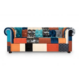 Patchwork Sofa "Sea Etude"