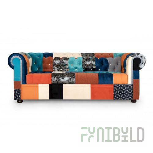 Patchwork Sofa "Sea Etude"