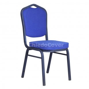 Chair Hit 25mm, frame velvet, blue velveteen