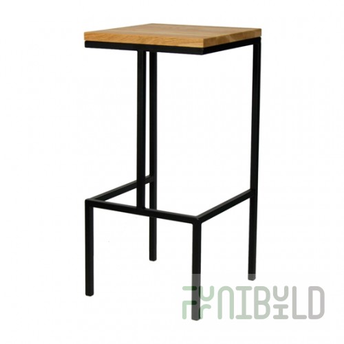 Loft-11 H bar stool with footrest