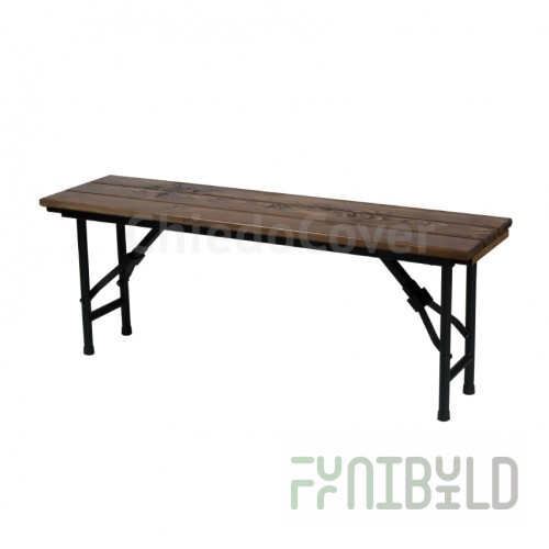 Bench Leader 8, outdoor made of slats