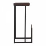 Sling bar stool, black