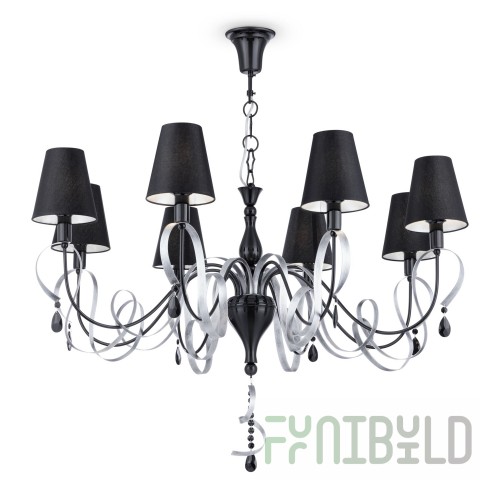 Chandelier Intreccio 8 black