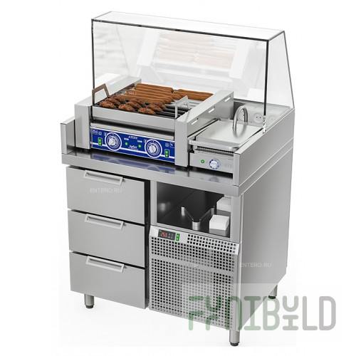 Burger and hot dog station ATESY Bavaria BHS - 900.700-02