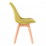 Tariq chair, olive, wood legs