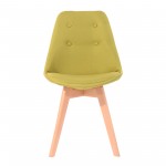 Tariq chair, olive, wood legs