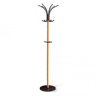 Floor hanger Six-ray light walnut, marble