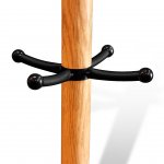 Floor hanger Six-ray light walnut, marble