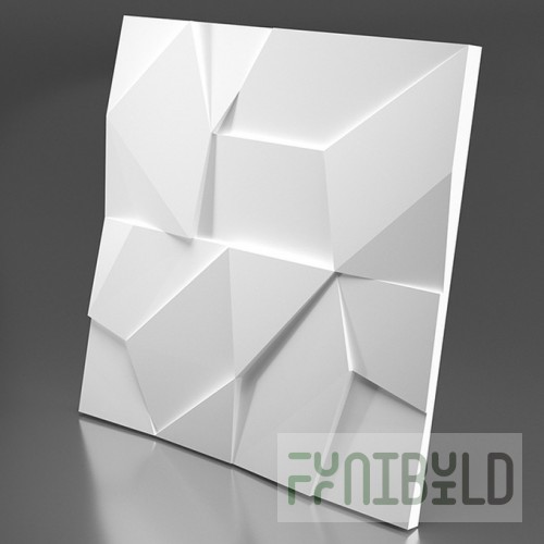Gypsum 3D panel Rock