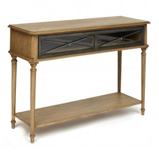 Aurora Console, Antique Oak
