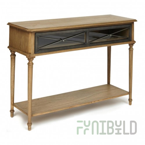 Aurora Console, Antique Oak