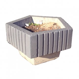 Concrete flowerpot C-5