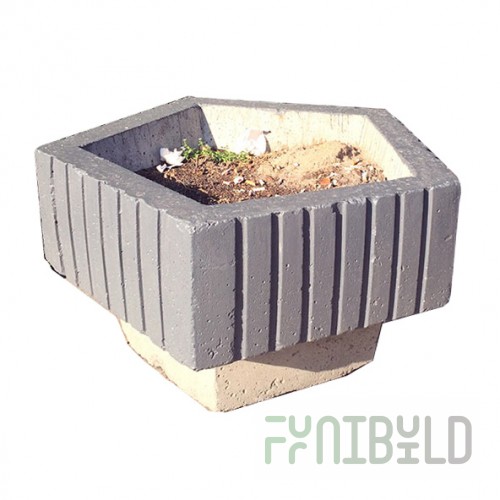 Concrete flowerpot C-5