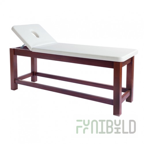 Wooden massage couch with lifting head section SPA WC02