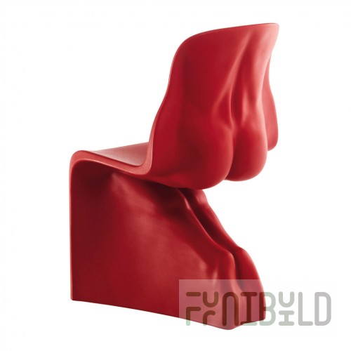 Him and Her chair red