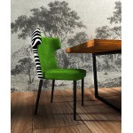 Half armchair Augusta blue