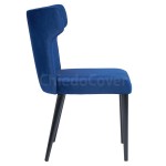Half armchair Augusta blue