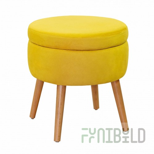 Pouf Ottis, yellow