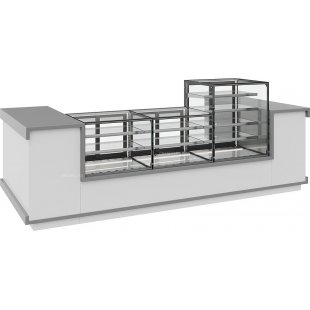 Confectionery display case Carboma KC71-110 VV 0.9-1 Built-In COSMO closed