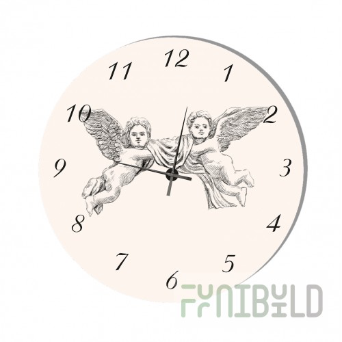 Wall clock Angels
