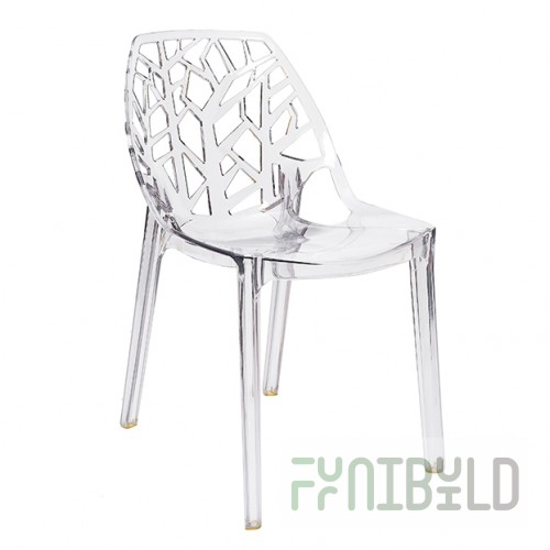 Chair Lily Transparent, plastic