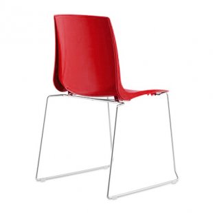 Ari plastic chair on runners