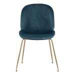 Turin Marengo chair, golden legs
