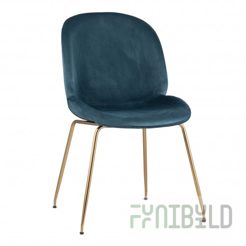 Turin Marengo chair, golden legs
