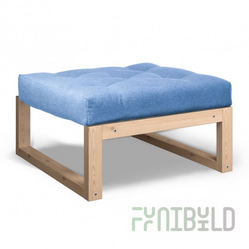 Pouf Amber blue