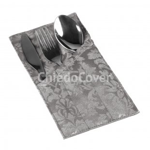 Envelope for 3 devices Zhuravinka, flower light gray