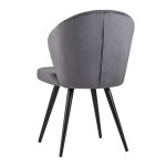 Chair Tango, grey velour Chair Tango, grey velour