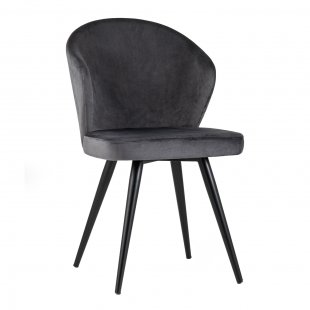 Chair Tango, grey velour