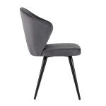 Chair Tango, grey velour Chair Tango, grey velour