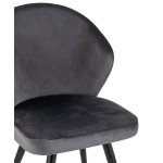 Chair Tango, grey velour Chair Tango, grey velour