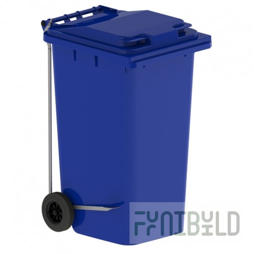 Waste container 240 liters, with pedal