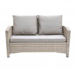 Wicker sofa Kilogs, Latte