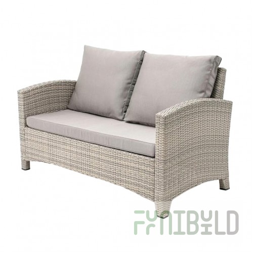 Wicker sofa Kilogs, Latte