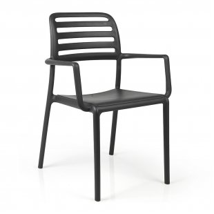 Costa plastic chair, anthracite