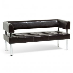 Three-seater Business sofa with armrests