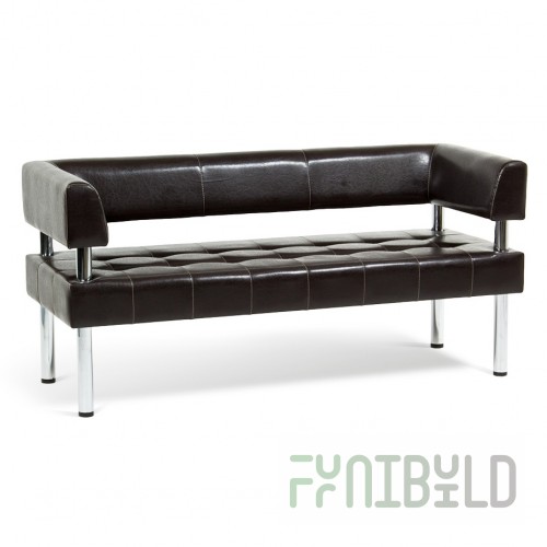 Three-seater Business sofa with armrests