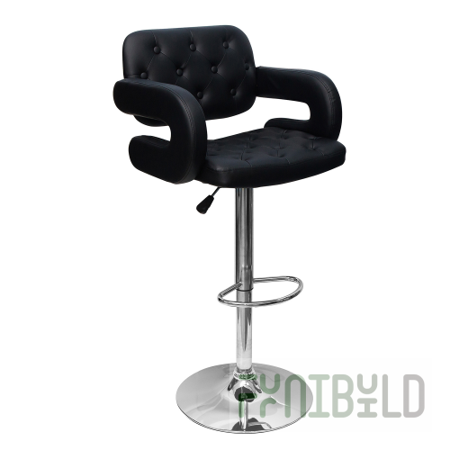 Bentley Bar Stool, Black