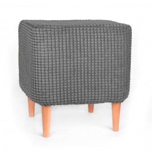 Pouf Azimuth Civic Grafit beech