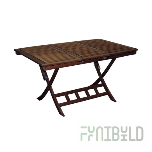 Terrace table, extendable