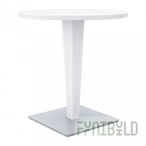 Plastic wicker table Riva