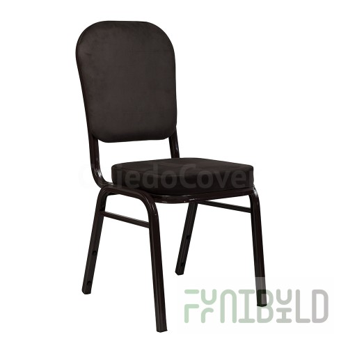 Chair Body 25mm - walnut, velor