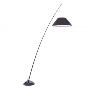 Campanula black floor lamp
