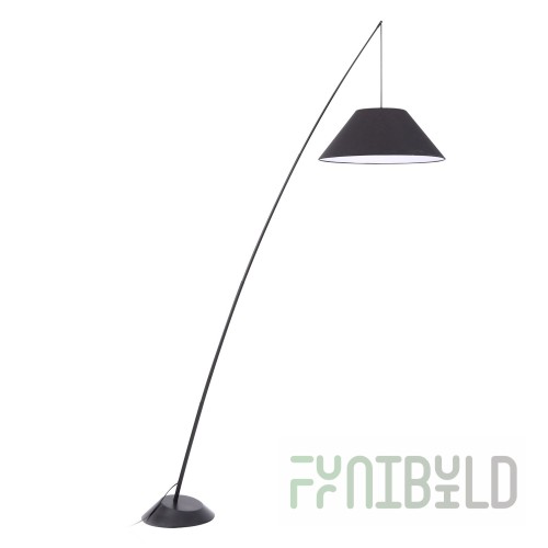 Campanula black floor lamp