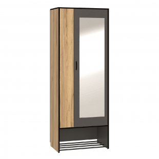 Wardrobe Loft Olga 3, with mirror