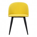 Solar chair, yellow, metal legs Solar chair, yellow, metal legs